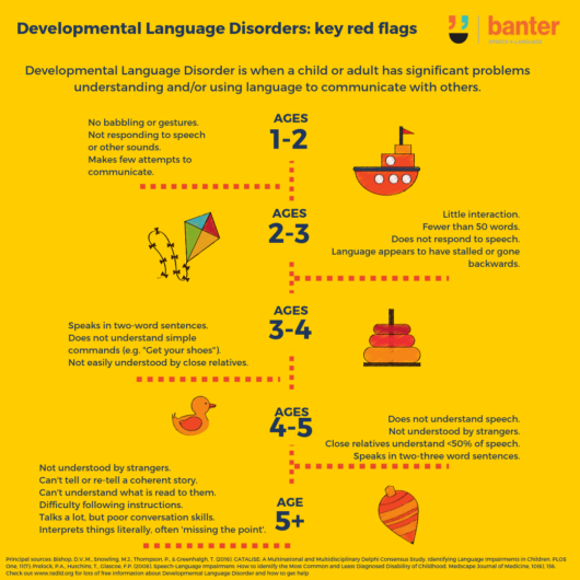 Developmental Language Disorder Key Red Flags