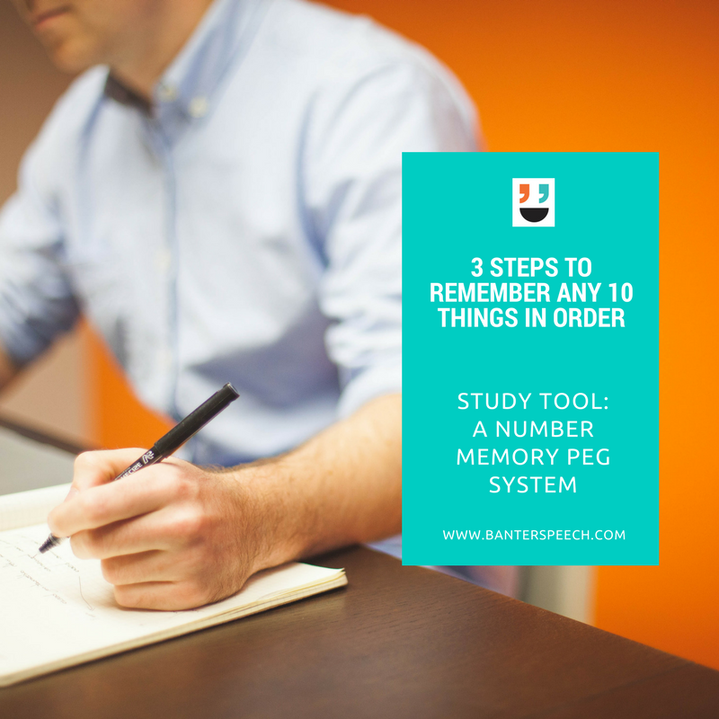 Back-to-school study skill: 3 steps to remember any 10 things in order