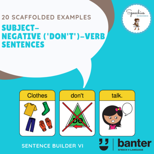 Subject-Negative (Don't)-Verb Sentences