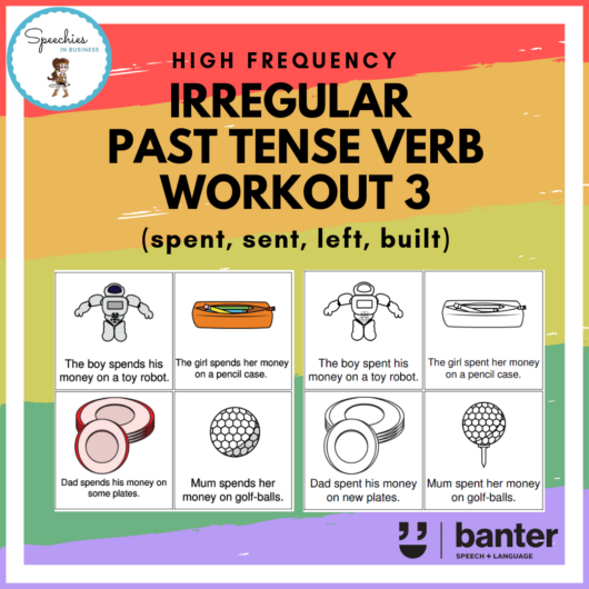 Irregular past tense verb work out 3