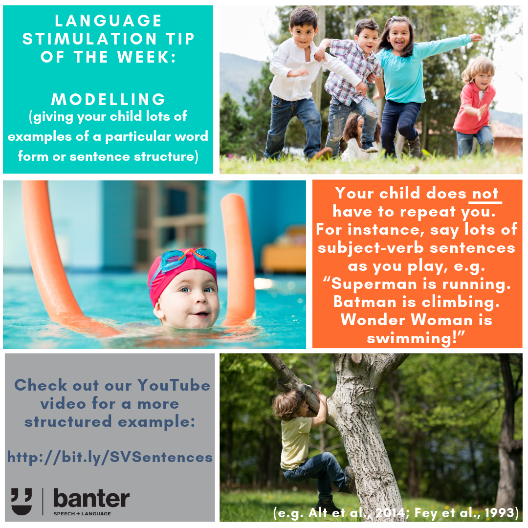 Language Stimulation Tip of the Week: Modelling