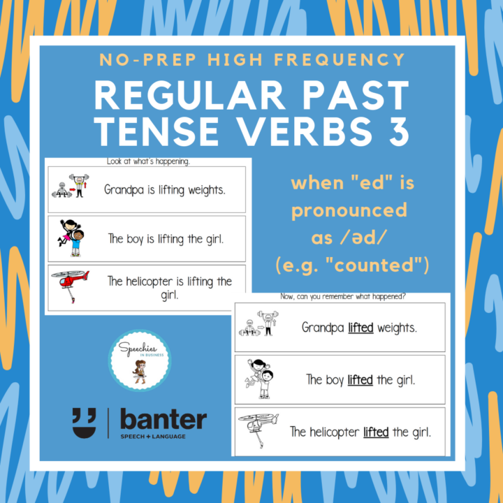 Regular Past Tense Verbs 3