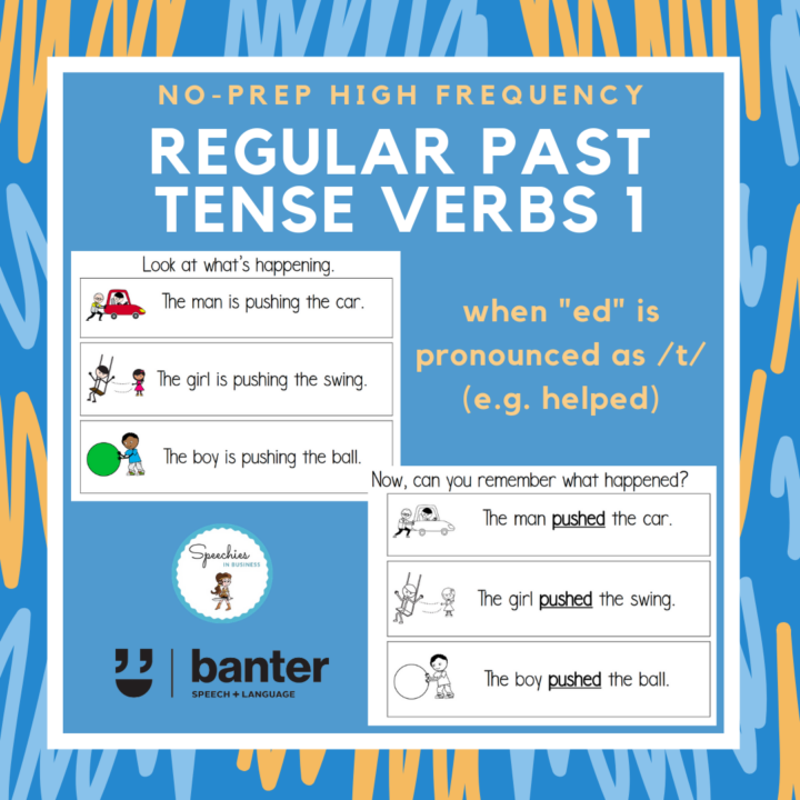 Regular Past Tense Verbs 1
