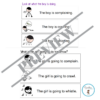(L270) Verbs: Future Tense Verbs: Auxiliary Verb "going to" (e.g. "The girl is going to sing") - Image 3