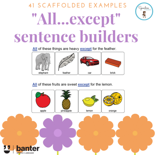 All Except Sentence Builders