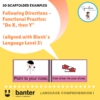 (L312) Blanks 3: Following Directions - Functional Practice: "Do X, then Y"