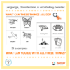 (L206) Blanks 2: What can these things all do/what can you do with these things?