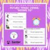(L270) Verbs: Future Tense Verbs: Auxiliary Verb "going to" (e.g. "The girl is going to sing")