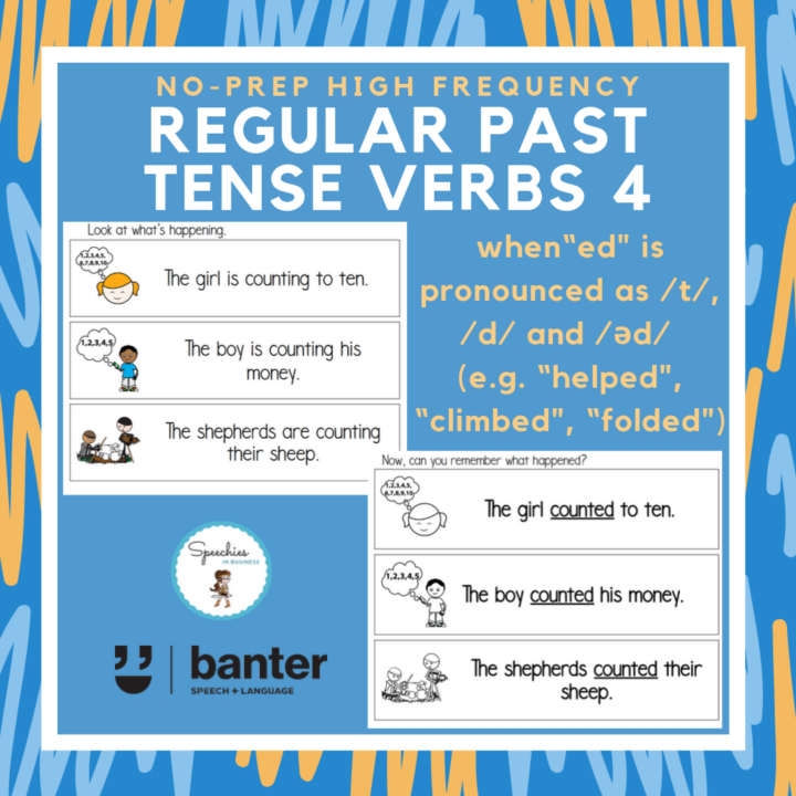 Regular Past Tense Verbs 4