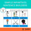 Simple Infinitives Sentence Builders