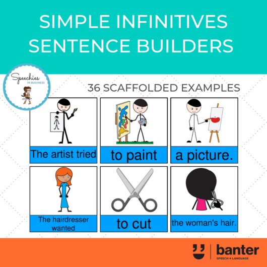 Simple Infinitives Sentence Builders