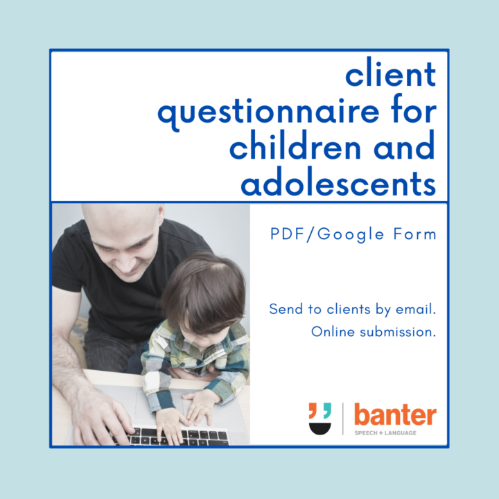 client questionnaire for children and adolescents