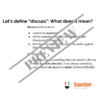(L524) Exam and essay verbs you need to know in high school: "Discuss" - Image 2