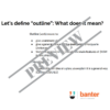 (L527) Exam and essay verbs you need to know in high school: "Outline" - Image 2
