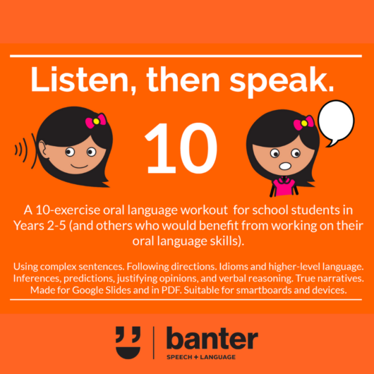 Listen then speak 10