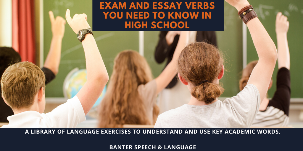 Exam and Essay Verbs