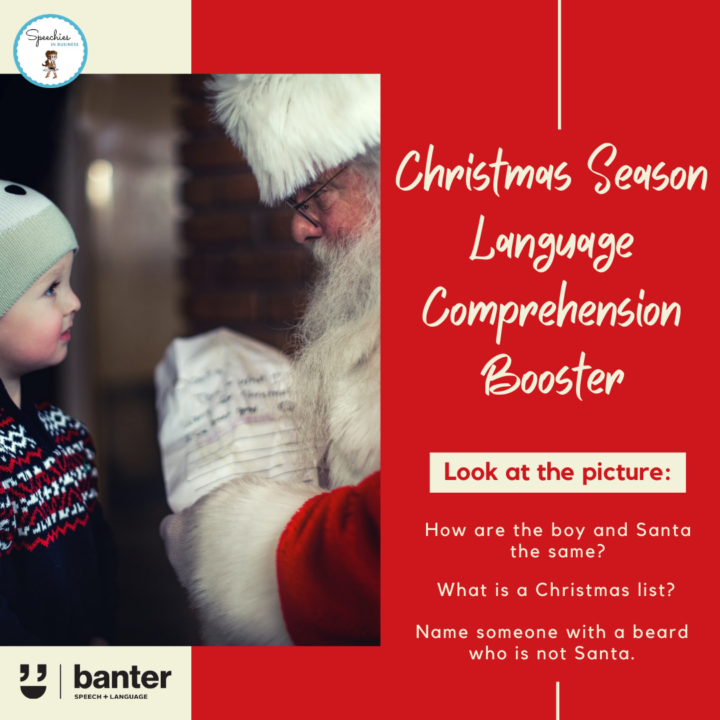 Christmas Season Language Comprehension booster