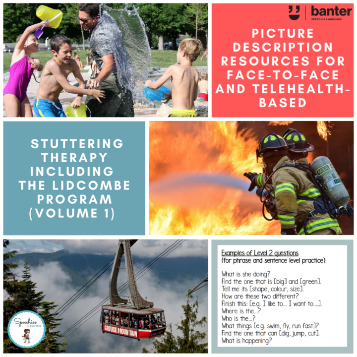Picture description resource for stuttering therapy volume 1