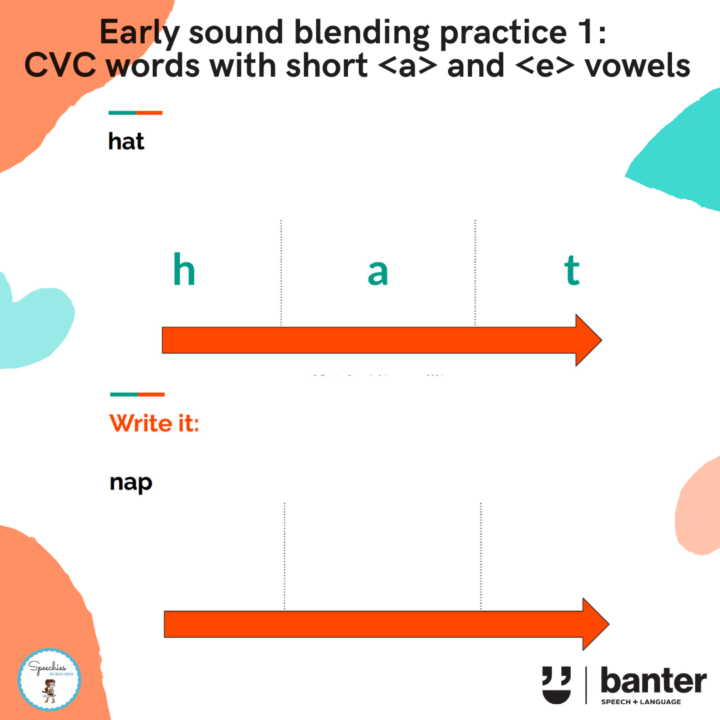 Early sound blending practice 1