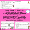 (L258) Setting Goals for this Year: an Oral Language Workout