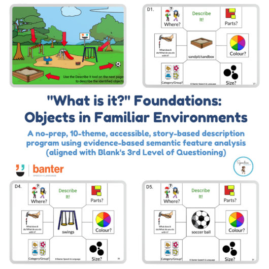 What is it Foundations Objects in Familiar Environments