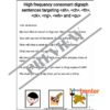 (R218) Digraph sentences featuring sh, ck, th, wh, ng, ch, and qu words (Volume 2) - Image 3
