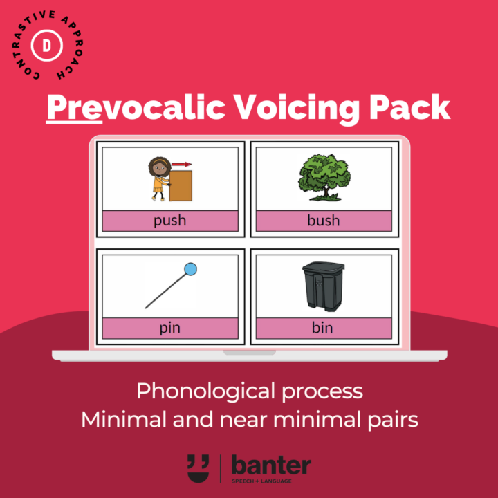 Prevocalic Voicing Pack