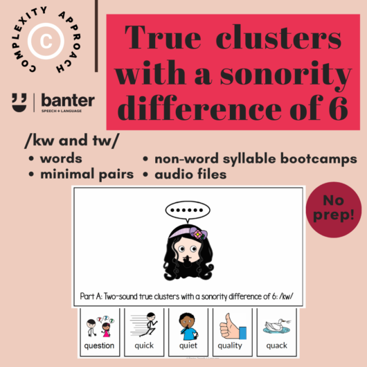 True clusters with sonority of six