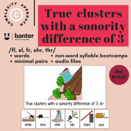 True clusters with sonority of three