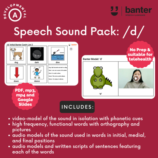 Speech Sound Pack d