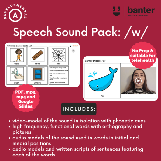 Speech Sound Pack w