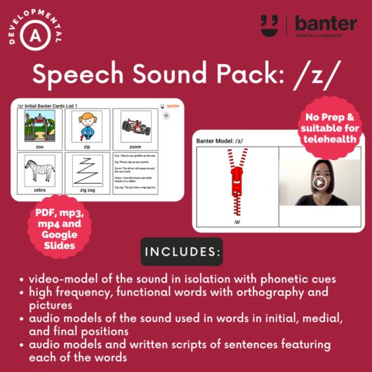 Speech Sound Pack z