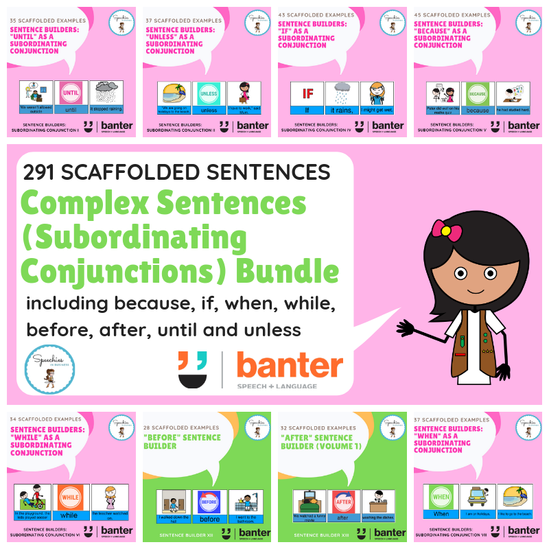 Subordinating + Coordinating Conjunctions - BUNDLE