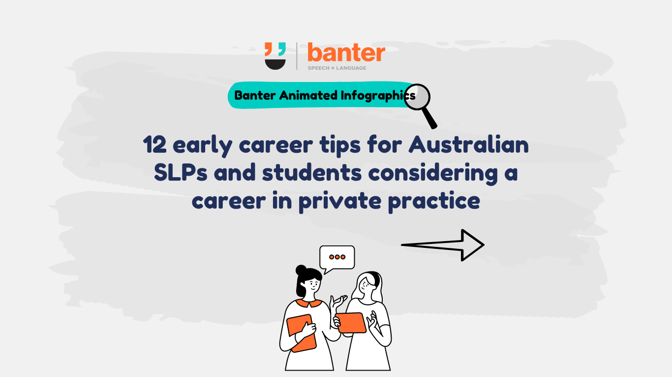 Early career tips for SLPs