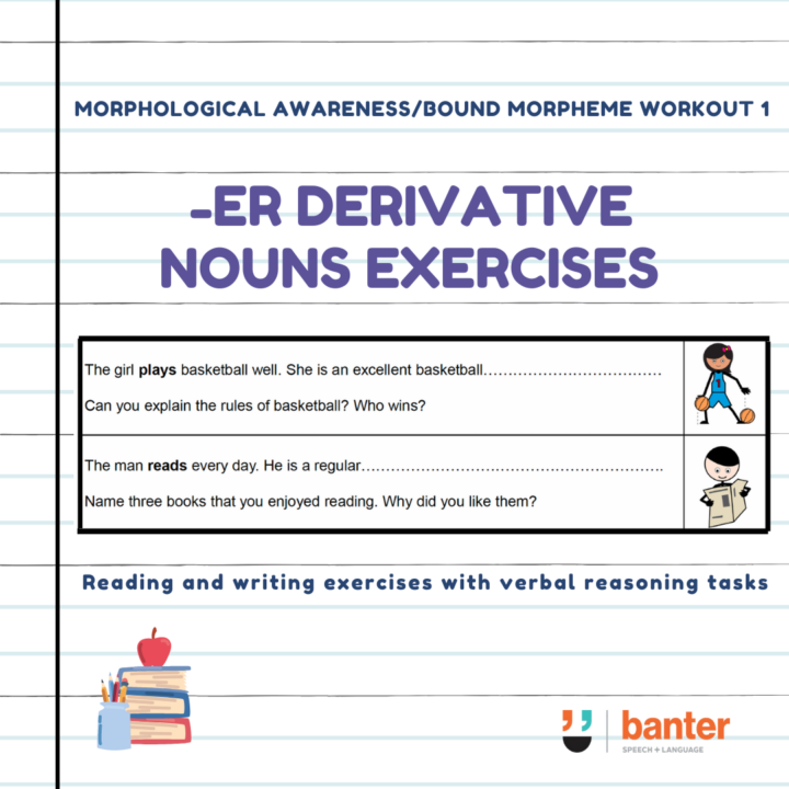 -er Derivative Noun exercises