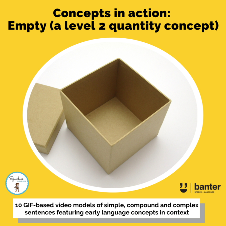 Concepts in action: Empty (a level 2 quantity concept)