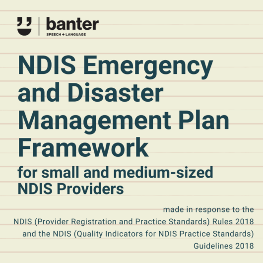 NDIS Emergency and Disaster Management Plan Framework