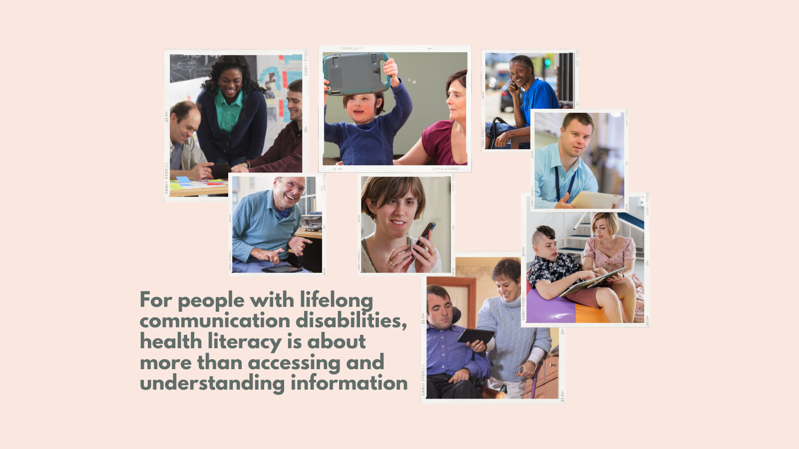 For people with lifelong communication disabilities, health literacy is about more than accessing and understanding information