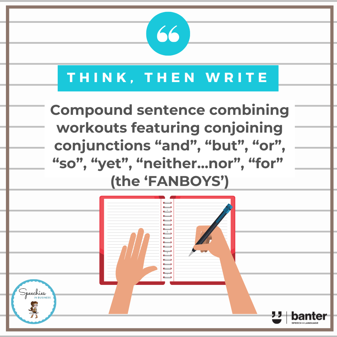 (L275) FANBOYS coordinating conjunction (compound sentence) Bundle