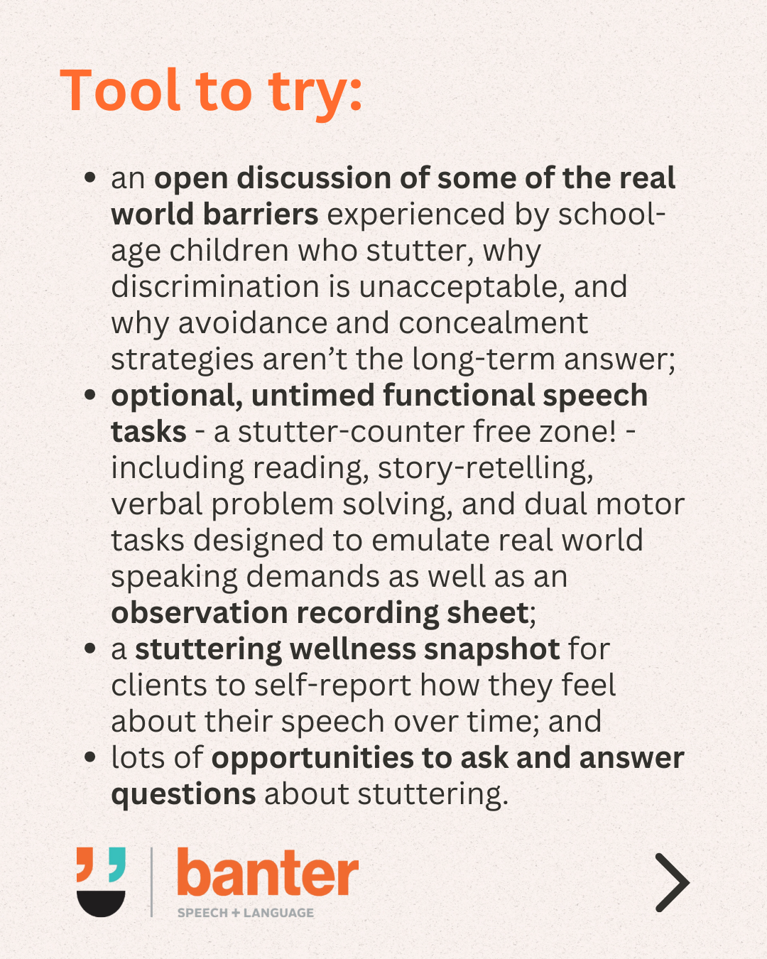 8 | Banter Speech & Language